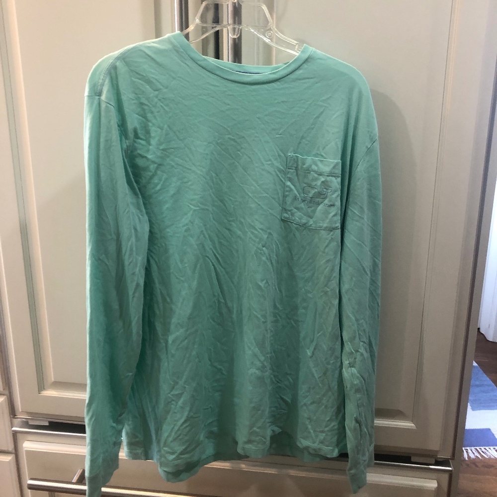 Vineyard Vines Turquoise Long Sleeve T-shirt
